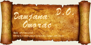 Damjana Omorac vizit kartica